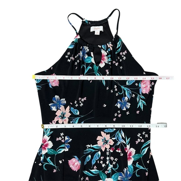 Candie's Green Halter Sheath Maxi Dress - Picture 11 of 16